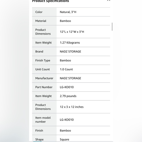 NWT! Bamboo Food Bag Storage Organizer Drawer Or Wall Mount - Sold Out Online - Picture 8 of 10